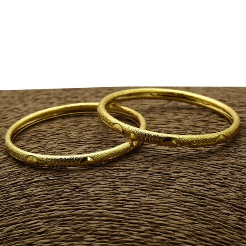  CUTE GOLD PLATED CHILDREN BANGLES