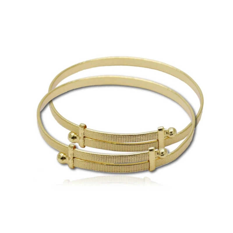 GOLD PLATED CLASSIC BABY BANGLES