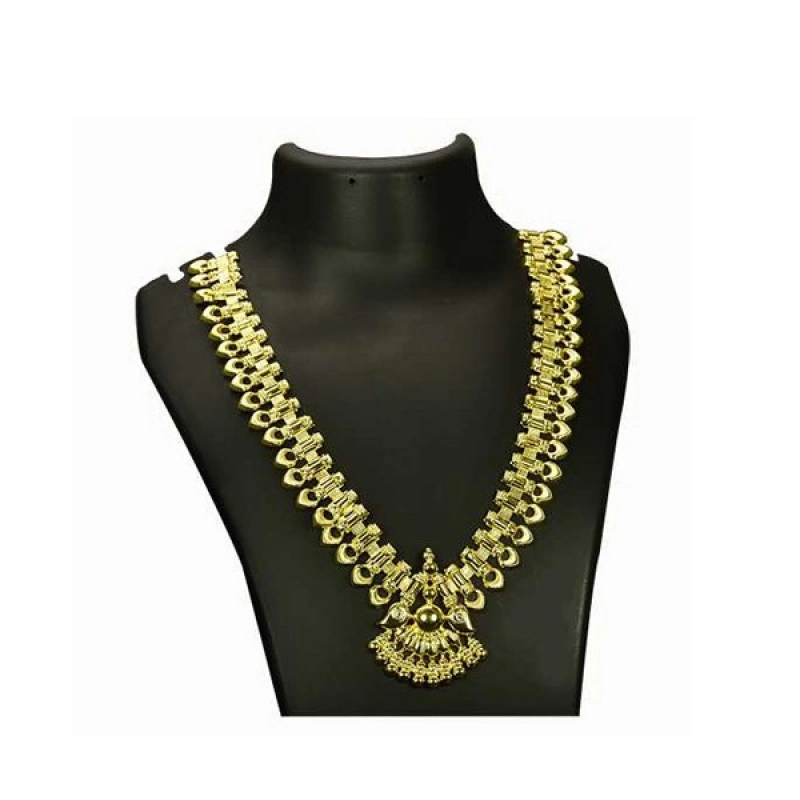 GOLD PLATED DESIGNER BRIDAL LONG CHAIN