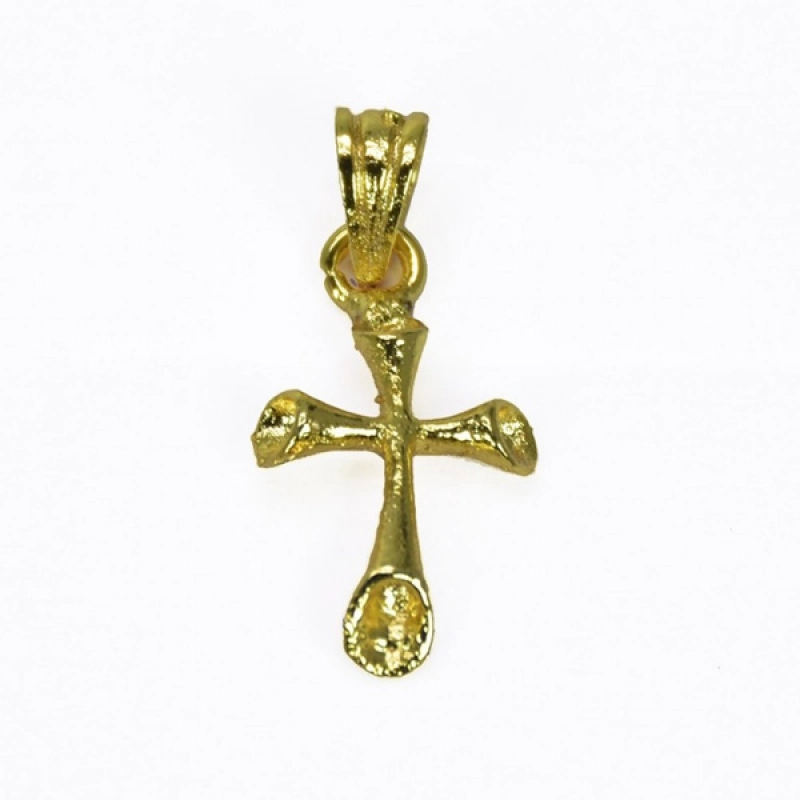 CUTE GOLD PLATED SMALL CROSS PENDANT