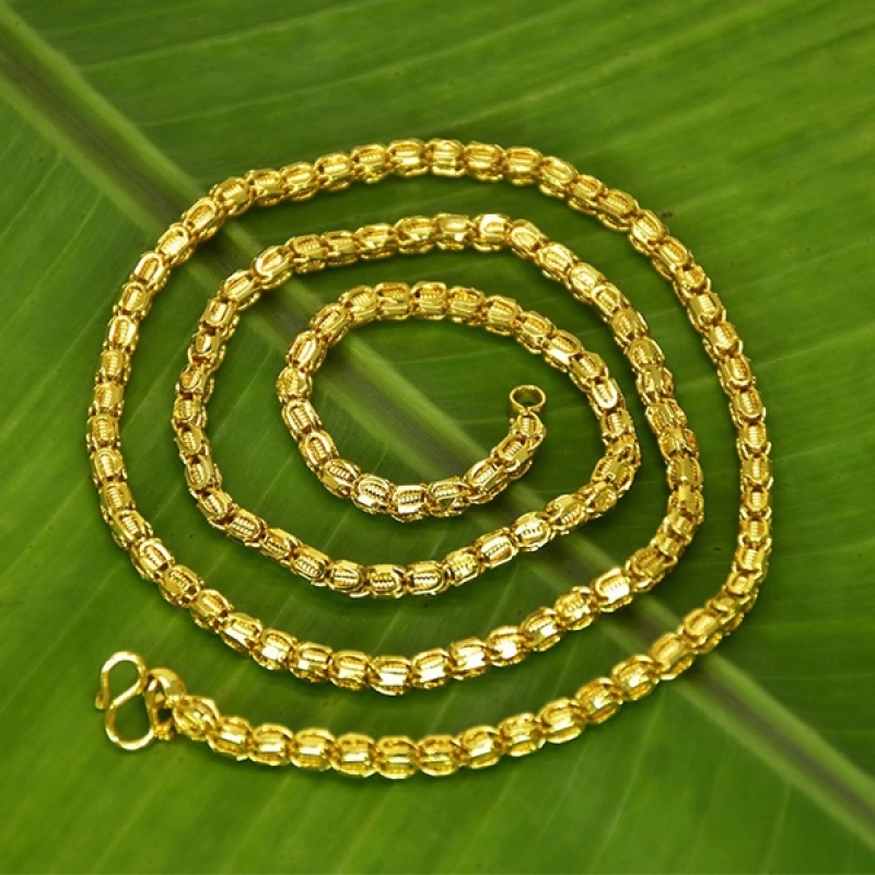 ONE GRAM GOLD DESIGNER THENNAMPOO CHAIN FOR WOMEN