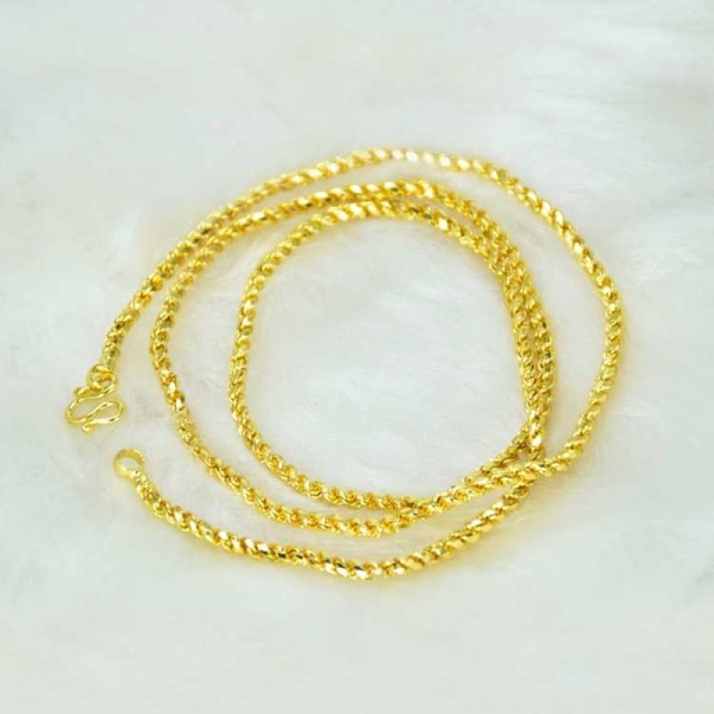 DESIGNER MICRO GOLD PLATED NICE COIR CHAIN 