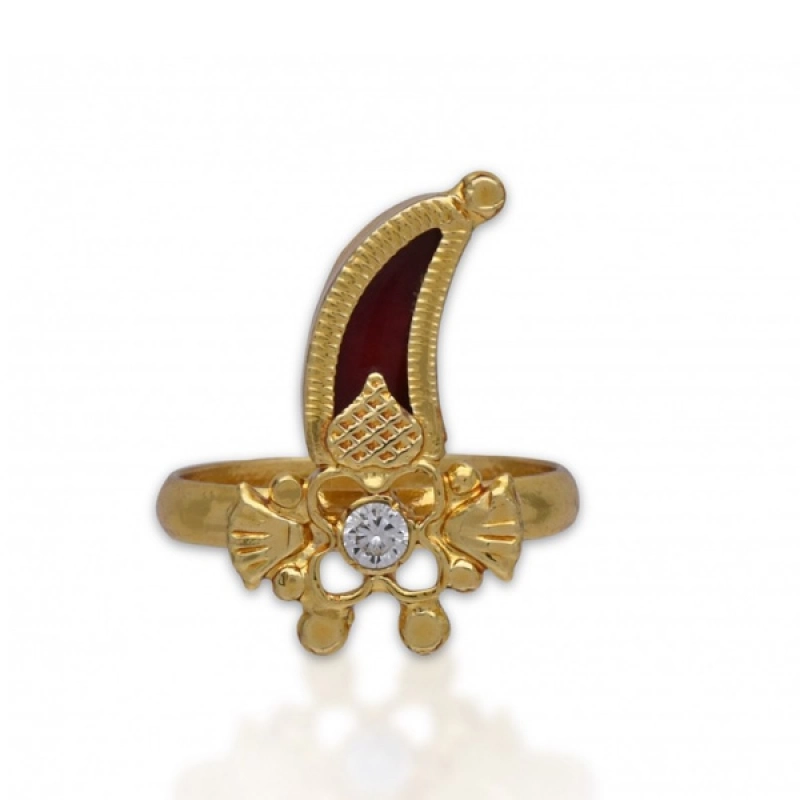 SOUTH INDIAN TRADITIONAL PULINAKHAM FINGER RING