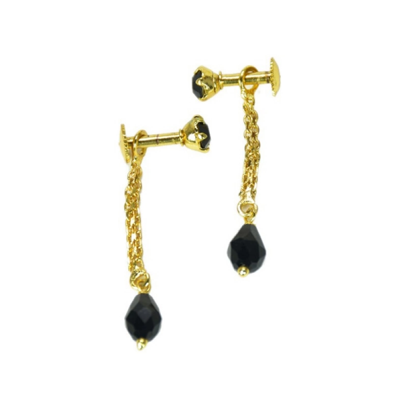 GOLD PLATED MAZHATHULLI EAR DROPS