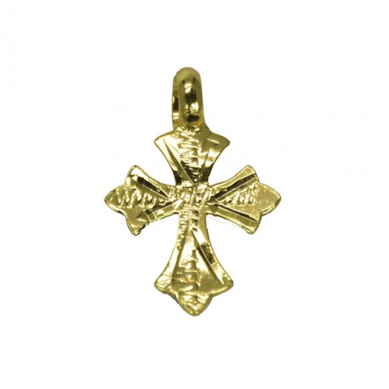 RELIGIOUS GOLD PLATED CROSS PENDANT