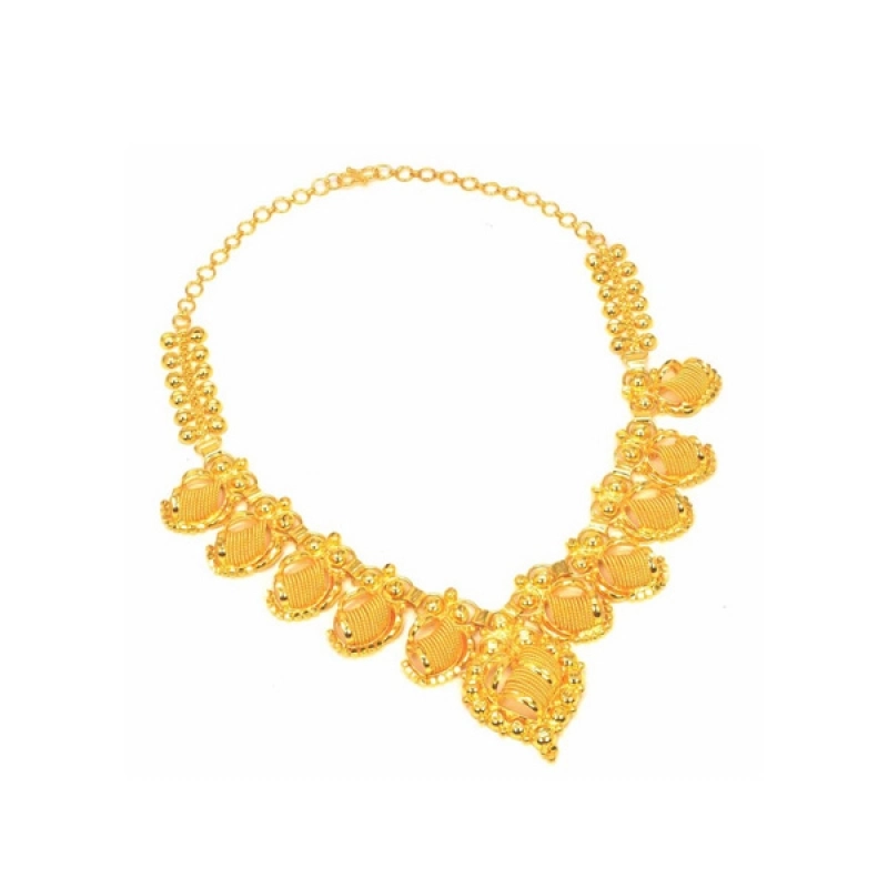 GOLD PLATED KERALA TRADITIONAL DESIGNER NECKLACE