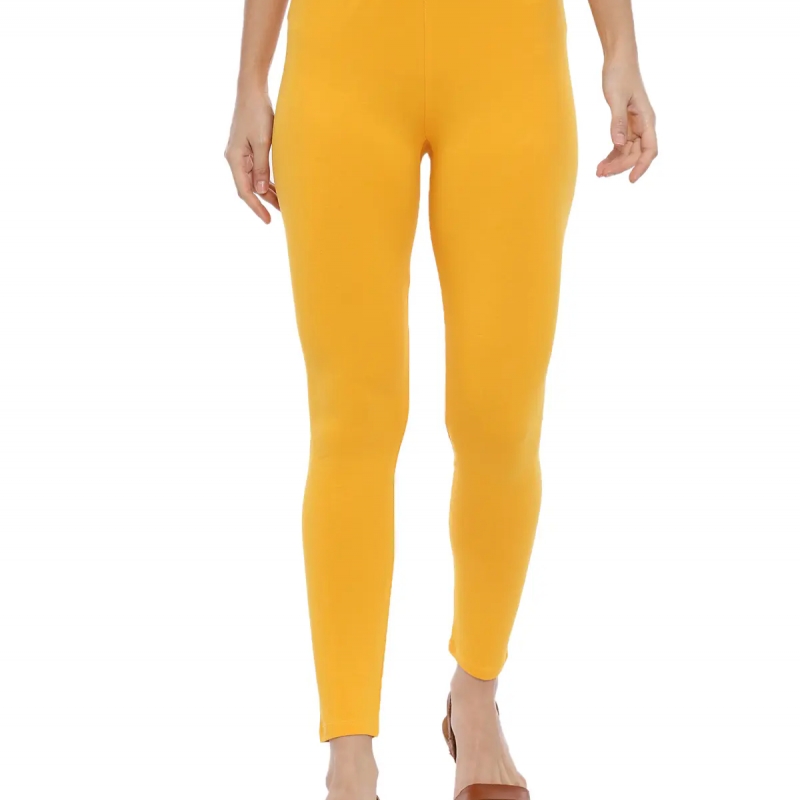 Ankle length leggings (mango yellow)