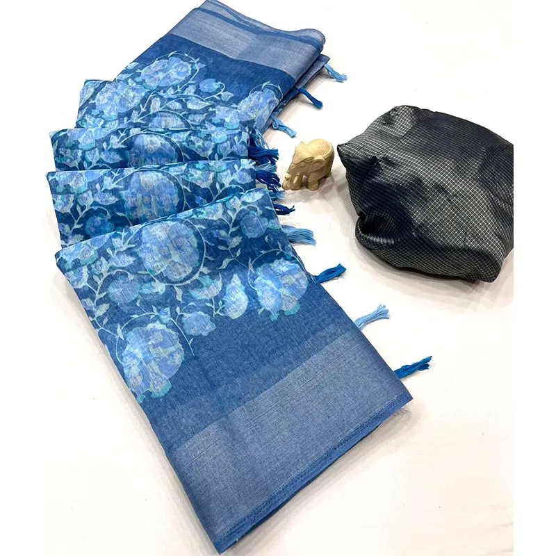 Cotton saree (flower design)