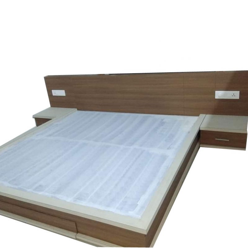 Wooden double cot with headrest and drawer is a great way to balance cost with great design. Apart from adding function and style,is is also termite-free and environment friendly.