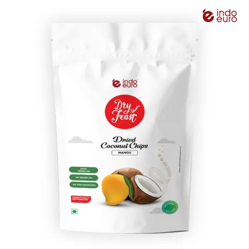 Dry Feast Mango Coconut Chips Pouch