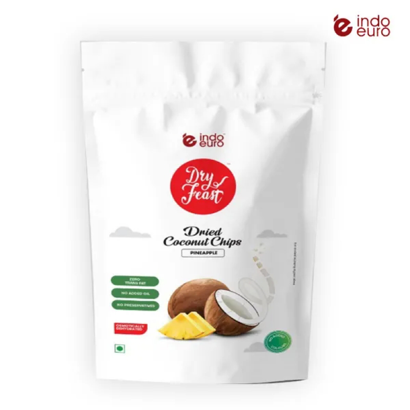 Dry Feast Pineapple Coconut Chips Pouch