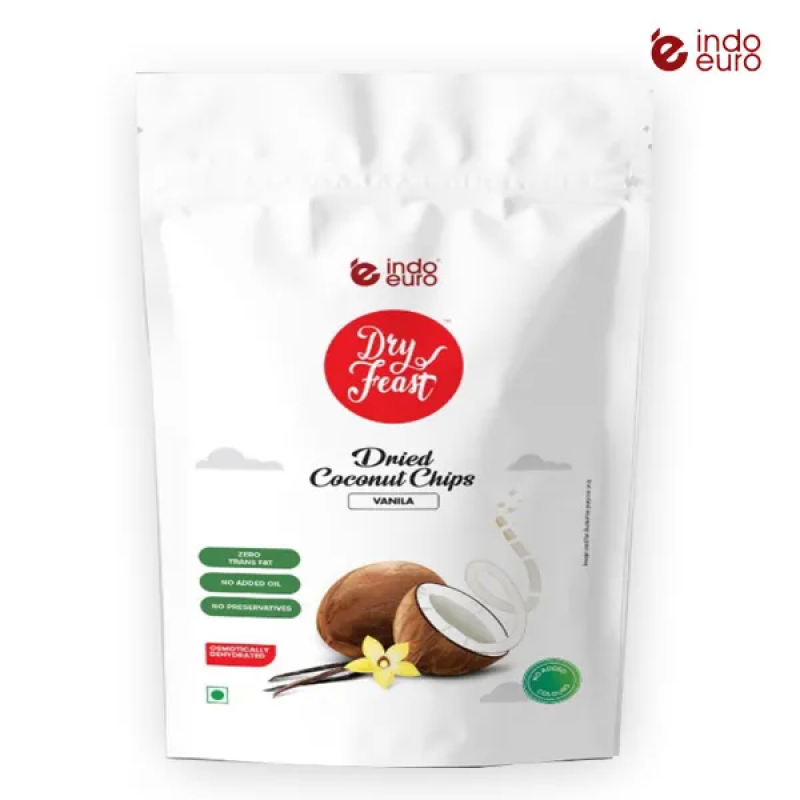 Dry Feast Vanila Coconut Chips Pouch